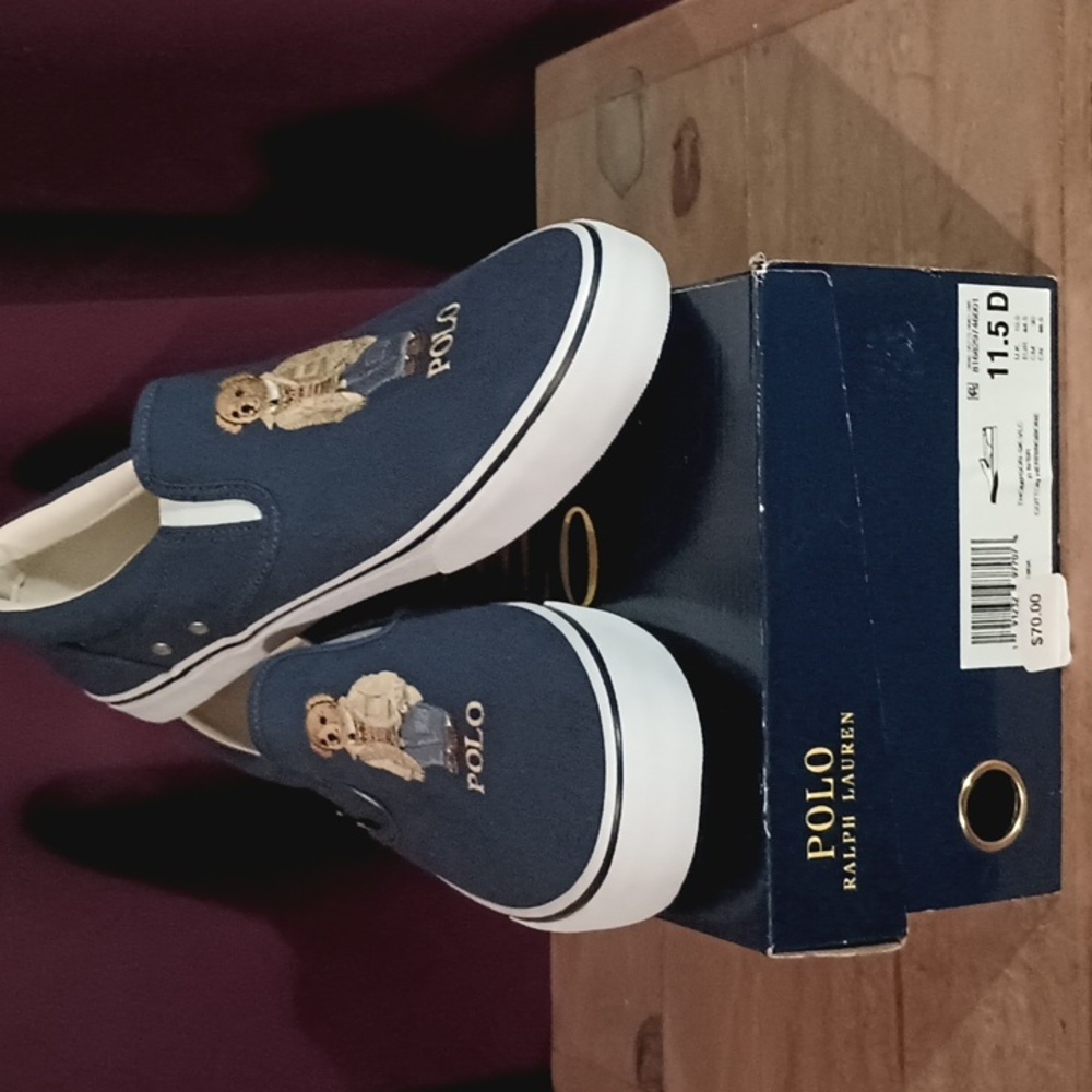 Polo Ralph Lauren slip on shoes